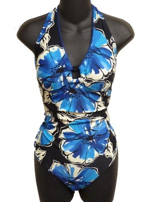 Maillot De Bain Une Pièce Tropical Escape - Motif Floral, Taille XL, Neuf Avec étiquettes