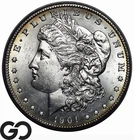 1901-O Morgan Silver Dollar Coin, Very Nice