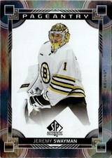 2024-25 SP Authentic #P-16 Jeremy Swayman Pageantry