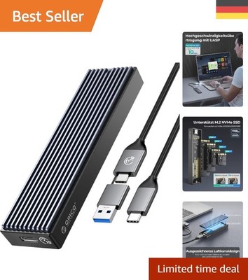Hochgeschwindigkeits M.2 NVMe SSD Gehäuse USB-C -  für Gaming und Daten