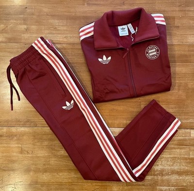 adidas Originals Beckenbauer Mens BAYERN MUNCHEN Tracksuit New Multiple Sizes