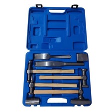 Gear4Garage Auto Body Panel Beating Tool Kit 9pc – Hammer Dolly Dent Repair Set