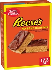 (Free Duty Tax) Betty Crocker REESE'S Peanut Butter No Bake Bars Mix With HE