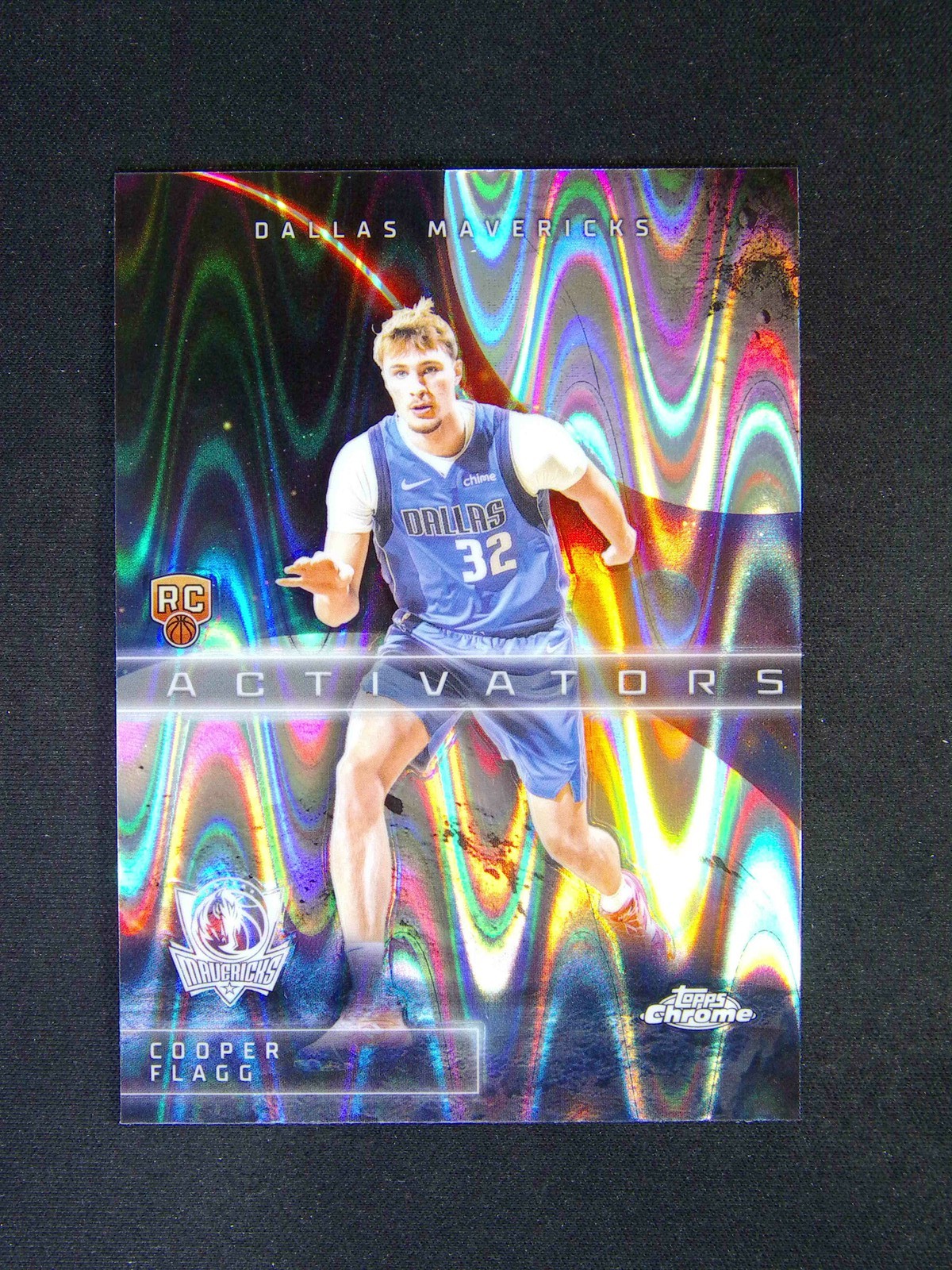 2025-26 Topps Chrome Cooper Flagg RC Rookie Activators RayWave Refractor