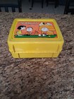 Thermos Peanuts Snoopy Vintage Yellow and Red Thermos Mug Stopper Missing — photo 3