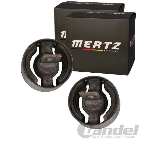 2X Mertz Querlenkerlager Buchse Hinten Vorne Beidseitig Passend FÜR Honda Civic-image