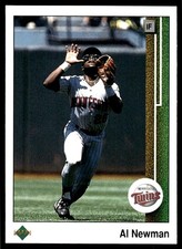 Al Newman 1989 Upper Deck #197 Twins MLB READ FREE SHIPPING AutographDen