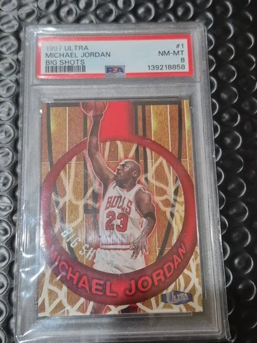1997-1998 Fleer Ultra Michael Jordan Big Shots #1 (PSA 8)