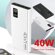 40W 20000mAh Power Bank Portable Super Fast Charger External Battery PD 18W 2USB