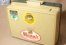 US NO DUTY PLANO 777S Blue Old Plano Vintage Bass Fishing Tackle box