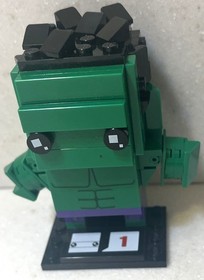 Lego Brick Headz Marvel THE HULK 8 Building Toy 41592 BrickHeadz Box Manual 