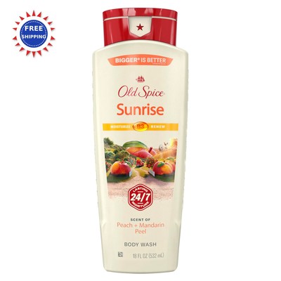 Shower Gel 18 oz Old Spice Fresh Scent Men Moisturize Vitamin B3 Cleansing Body