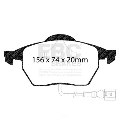 Disc Brake Pad Set-GLS EBC Brake UD687