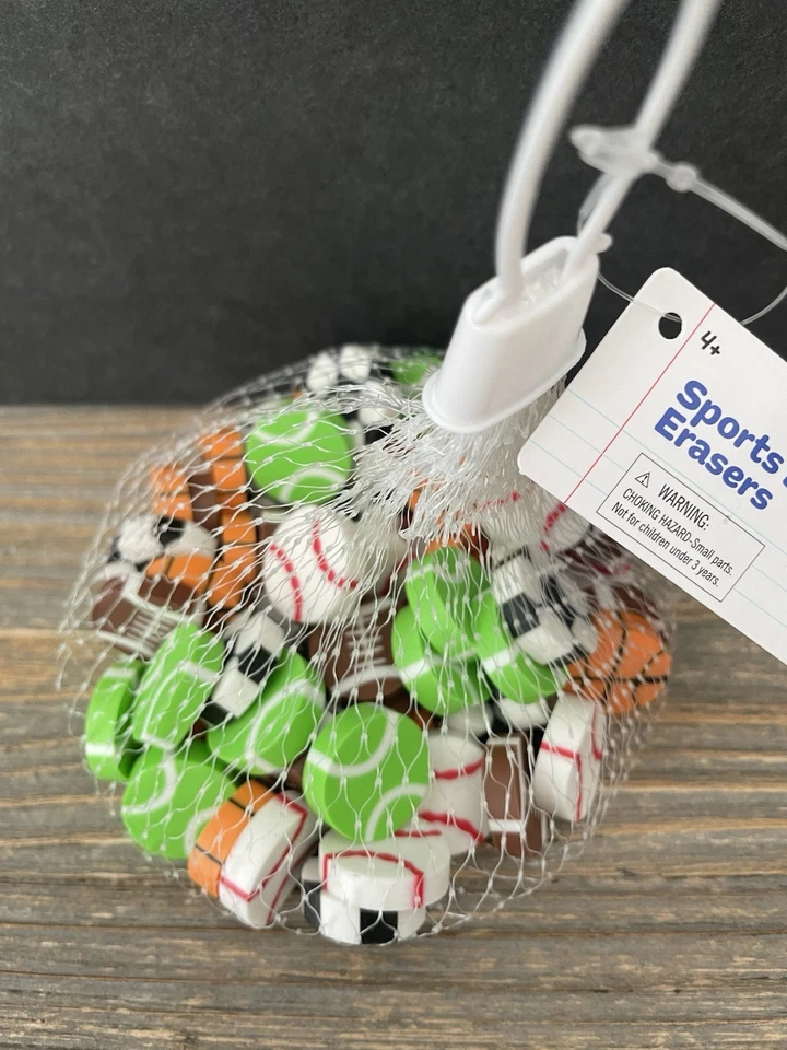 Target 180 Sports Fruit Emoji Mini Erasers 2023 Bullseye Back to School Rewards - Image 3 of 4