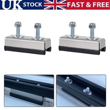 2X Camper Van Motorhome Roof Rail Mounting Brackets for Solar Panel or Roof Rack