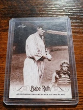 2016 Leaf Babe Ruth "An Intimidating Presence At The Plate" #03