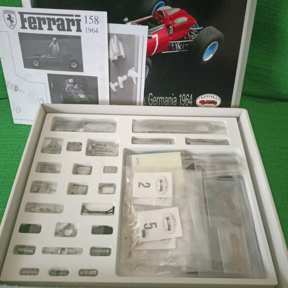 kit Ferrari 158 1964 G.p. Germania Revival 1:20 in metallo - non verniciata - Immagine 2 di 2