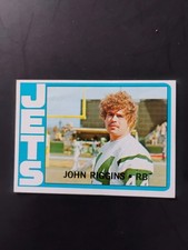 1972 Topps Football John Riggins #13 Rookie Card RC Excellent New York Jets. rookie card picture