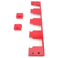 4 Slot Battery Holder Wall-Mounted Metal Rack For System Storage PJIS