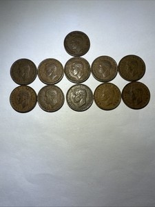 Canadian 1940-1950 One Cent Coins