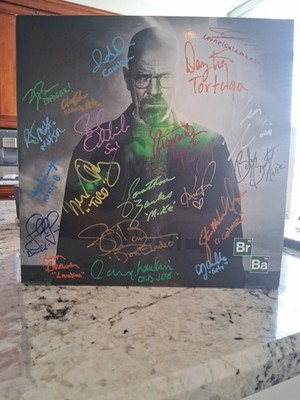 Breaking Bad signed album 21 cast members JSA