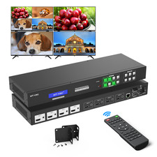 MT-VIKI 4x4 Seamless HDMI Matrix Switcher 4K@30Hz Video Wall Controller 2x2 PIP