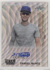 2021 Leaf Metal Draft 1990 Leaf Auto Silver Wave Samuel Munoz #LA-SM1 Auto 0nr3