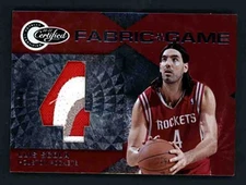 2010-11 Totally Certified Fabric Of The Game Prime Luis Scola 1/1 Jersey Patch