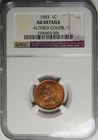 1903 NGC AU DETAILS, ALTERED COLOR INDIAN HEAD CENT
