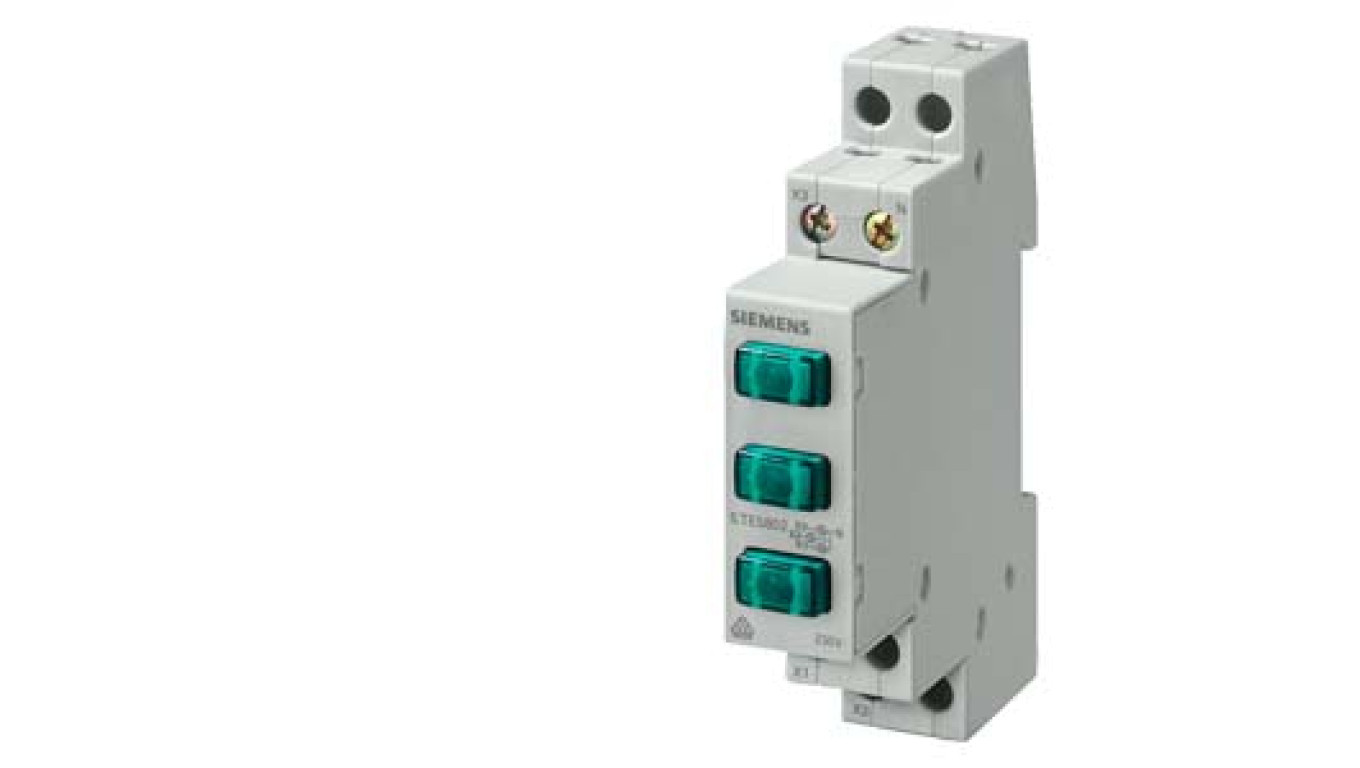 Модульная лампа 3x zielona 230V 5TE5802