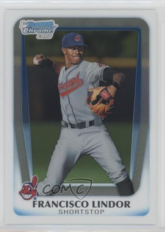 2011 Bowman Draft Chrome Prospects Francisco Lindor #BDPP53 0l8
