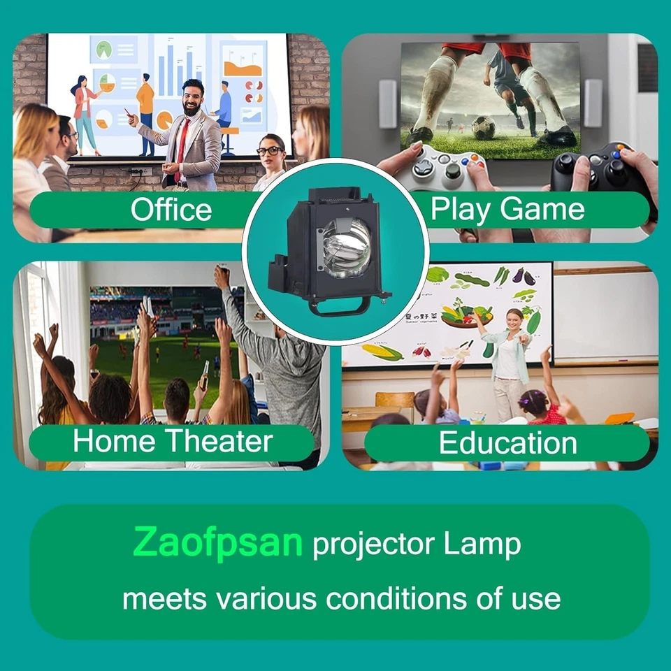 915B403001 Replacement TV Lamp for Mitsubishi WD 65835 WD 65C8 WD 73C8 WD 60C8 W - Image 2 of 4