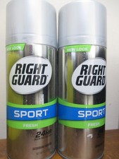 2x Discontinued. Right Guard Sport Fresh Aerosol Deodorant Spray 8.5 oz