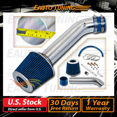 Kurz RAM Luft Ansaug Set + Blau Filter für 92-95 Civic / 93-97 Del Sol 1.5L/1.6L