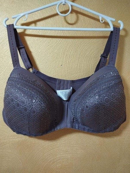 Women Ulla Popken Bra Beige Polyester 90G