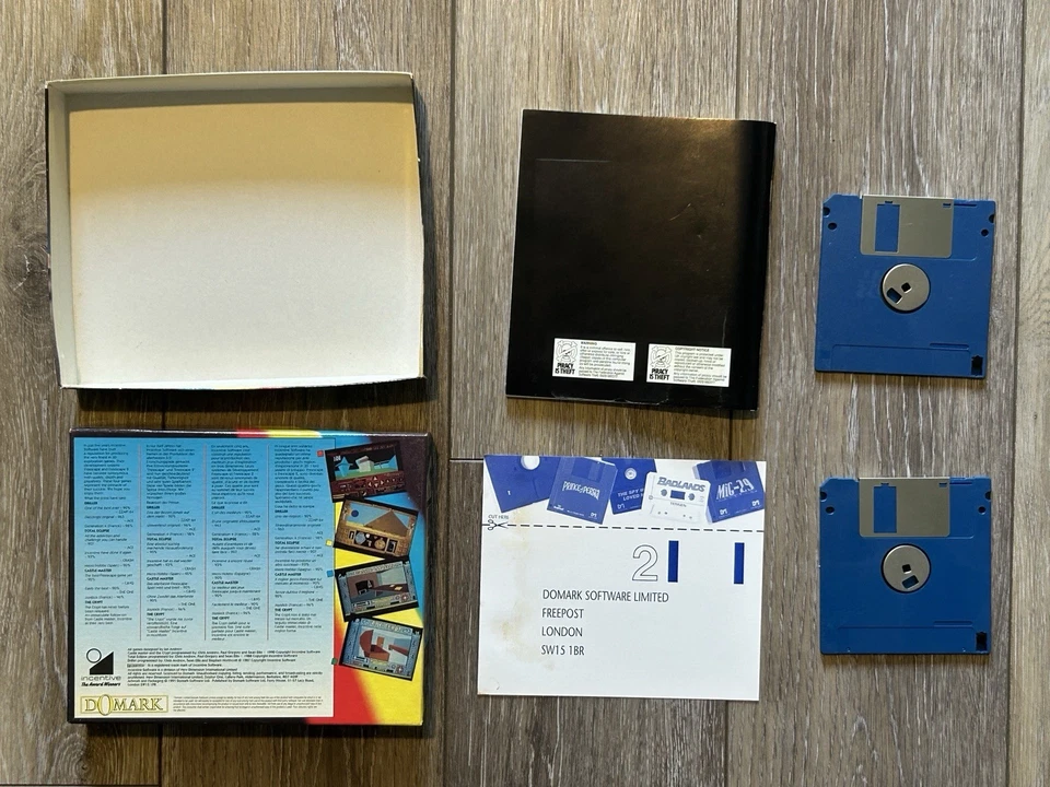 Atari ST Virtual Worlds Game by Domark Complete In Box CIB - Image 2 of 2