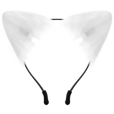 anpiwshjo Cat Ears Headband, Halloween Christmas Costumes Cosplay 1, White