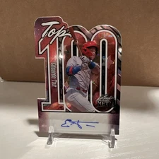 2025 Leaf Metal Baseball Eduardo Tait Top 100 Red Die Cut  1/1 Auto SSP Twins 