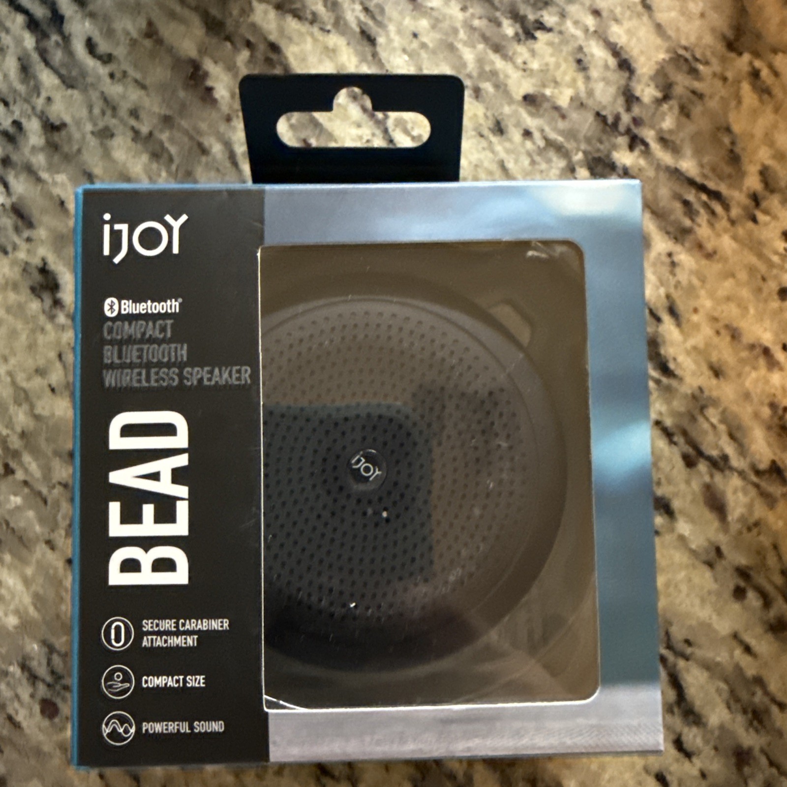 iJoy Bead Compact Bluetooth Wireless Speaker IJ17-BEAD-V2U5 Black *NEW*