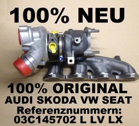 RICHTIG NEU ORIGINAL VW TURBOLADER EOS PASSAT TIGUAN SCIROCCO GOLF V VI 1.4 TSI