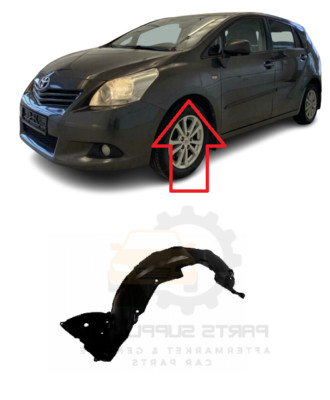NEU Für TOYOTA VERSO (R20) 2009-2013 Spritzschutz Vorne Links Kotflügel-Einsatz
