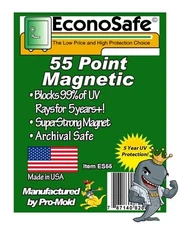 Pro-Mold Econosafe Magnetic Card Holder 55pt UV Protected Made In USA FREE SHIP
