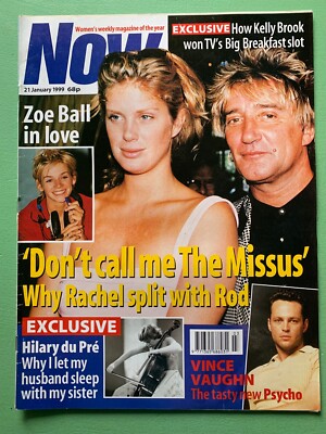 NOW Jan-1999 ROD STEWART Kyle Eastwood Kelly Brook Vince Vaughn - Main Image