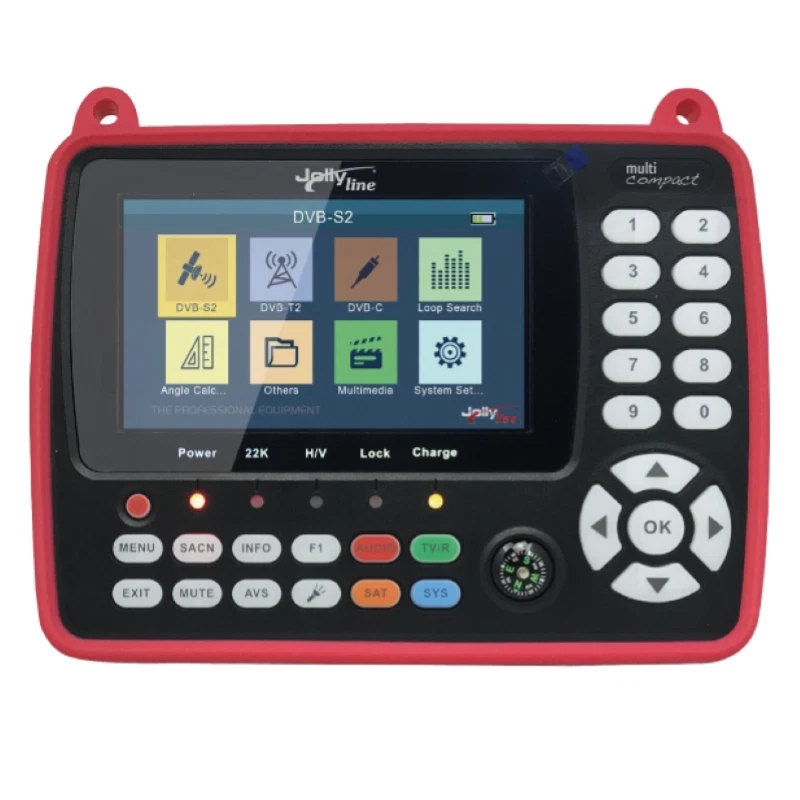 SAT FINDER MISURATORE DI CAMPO COMBO DVB-T2 DVB-S2 PARABOLA TV SCR OFFERTA 10BIT - Immagine 3 di 3