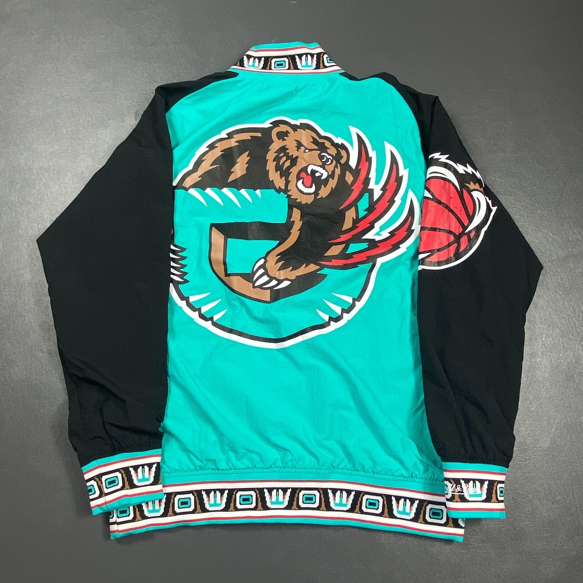 Veste d'échauffement 100% authentique Mitchell Ness 95 96 Vancouver