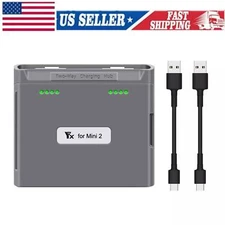 Two Way Battery Fast Charger Charging Hub for DJI Mini 2/Mini SE/Mini 4K Drone
