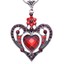 thumbnail 2 - Mom Mothers day gifts Valentine's Day Red Heart Charm Pendant Necklace Jewelry