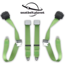 1958-1971 Austin Healey Sprite Driver Passenger Seat Belt 3 Point Retractable