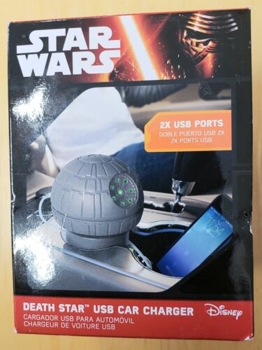 Star Wars Death Star USB Car Charger Disney Thinkgeek Exclusive - Picture 1 of 6