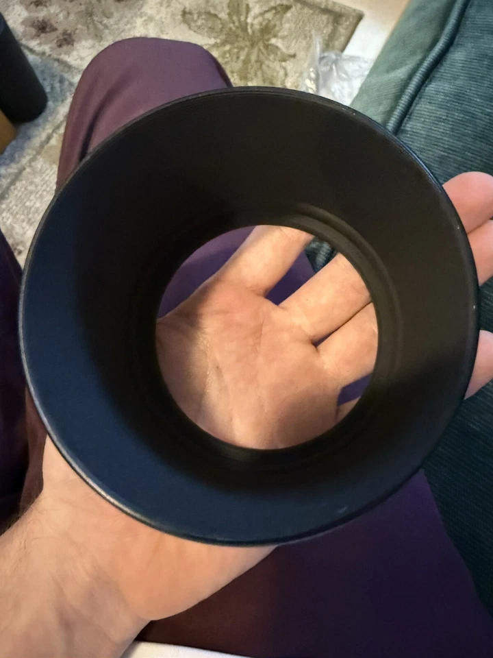 Contax 77/86 77mm 86mm Lens Adapter Step Up Ring Metal Hood 5 ,55mm & 85mm f/1.2 - Image 3 of 4